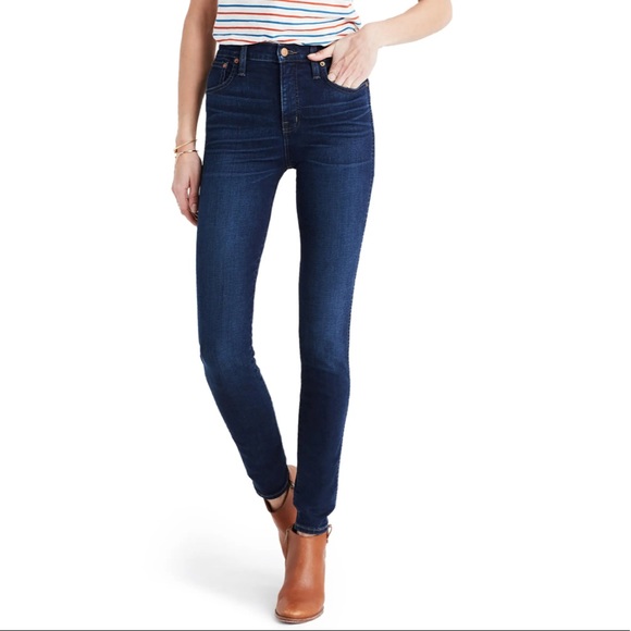 madewell 11 inch high rise skinny